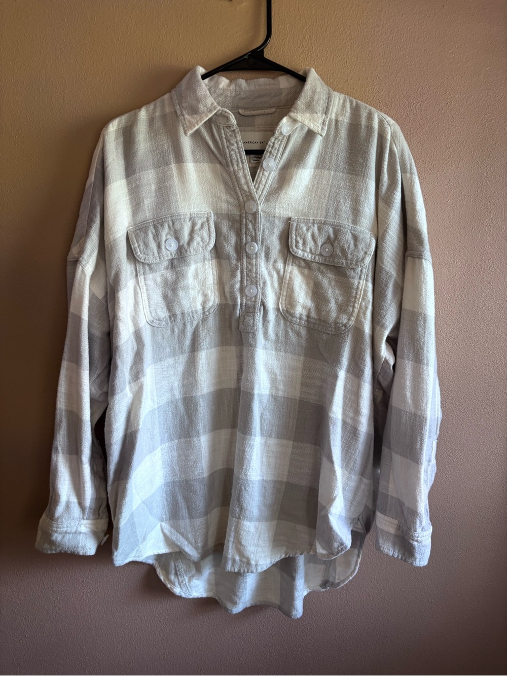 American Eagle oversized flannel